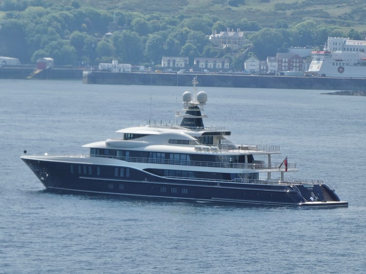 Nome anchored in Douglas Bay