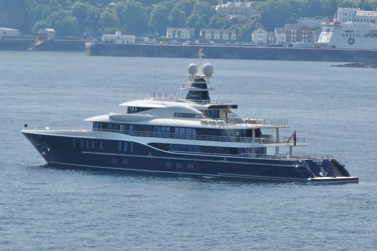 Nome anchored in Douglas Bay