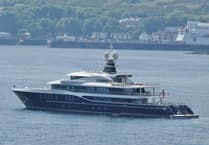 Billionaire's £100m superyacht drops anchor off the Isle of Man