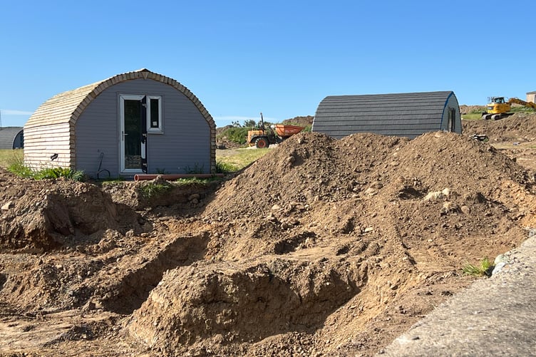 Groundworks had not been completed at the Reayrt Vradda campsite