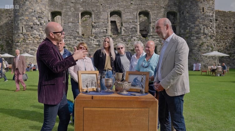 Sydney Ollerhead's TT trophies from the 1920s featured on BBC's Antiques Roadshow last week