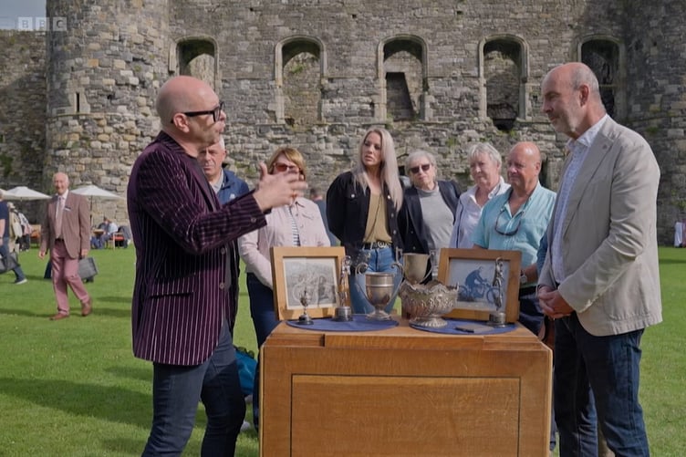 Sydney Ollerhead's TT trophies from the 1920s featured on BBC's Antiques Roadshow last week