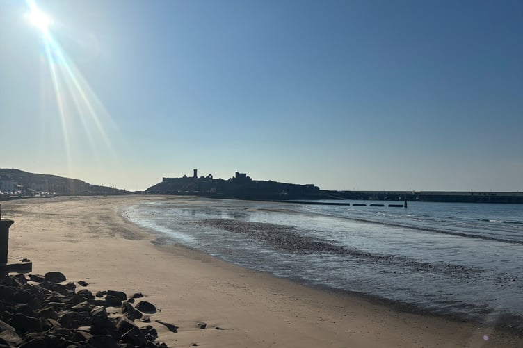 Nicola Spencer sent in this photo of Peel beach