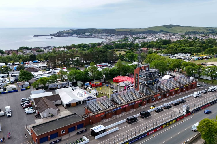 The Grandstand from above