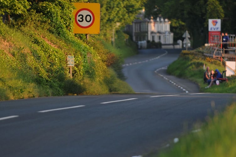 Police have closed the road in the area of Rhencullen following a crash