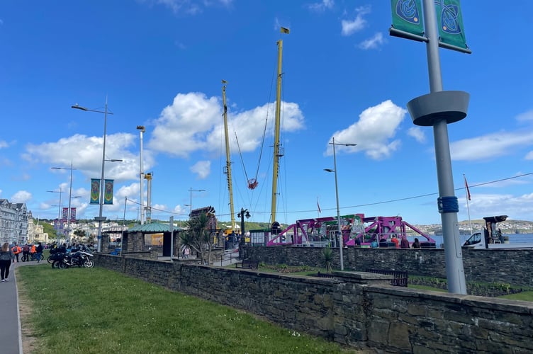 TT Funfair arrives on Douglas promenade for 2025