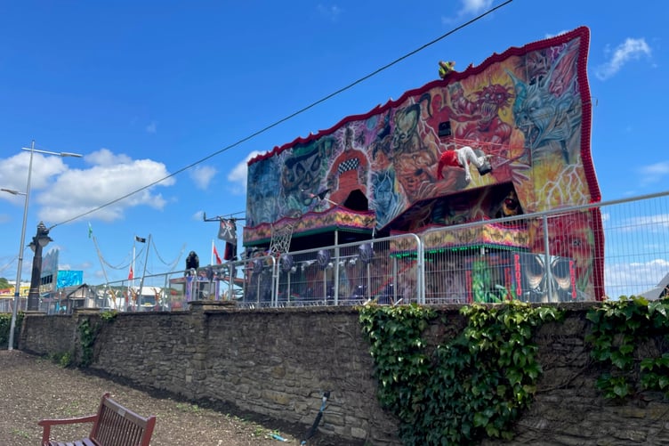 A spooky attraction at the TT funfair