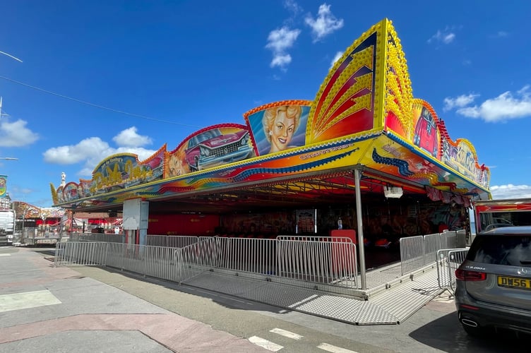 The Dodgems at the TT Funfair