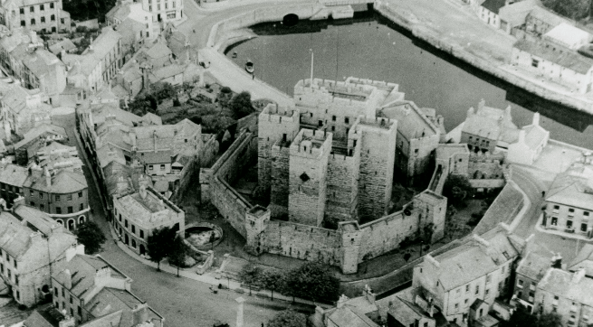 Castletown in the 1940s (courtesy of Manx National Heritage)