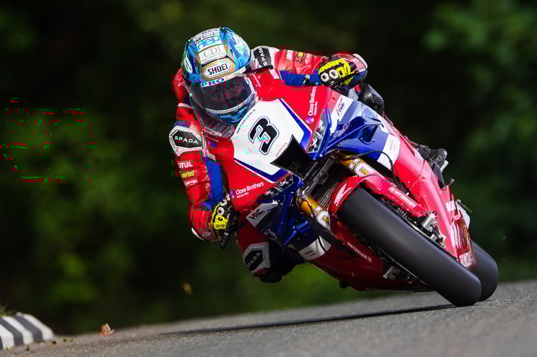 Nathan Harrison was in fine form during Wednesday evening's qualifying session (Photo: Isle of Man TT)