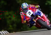 Isle of Man TT 2025: Harrison posts 133mph lap on opening night of qualifying