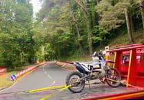 Uninsured rider in hot water after speeding on one of the TT course's slowest bends