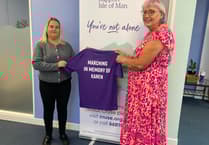 Isle of Man woman's step challenge honours childhood best friend