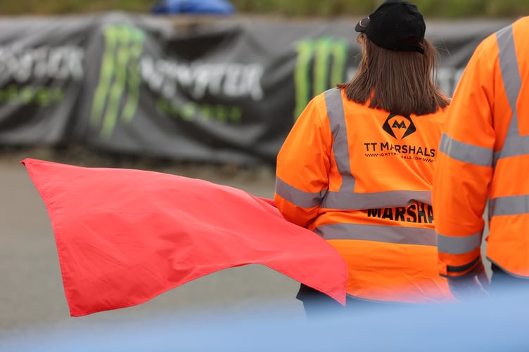 Sunday afternoon's session has been red flagged