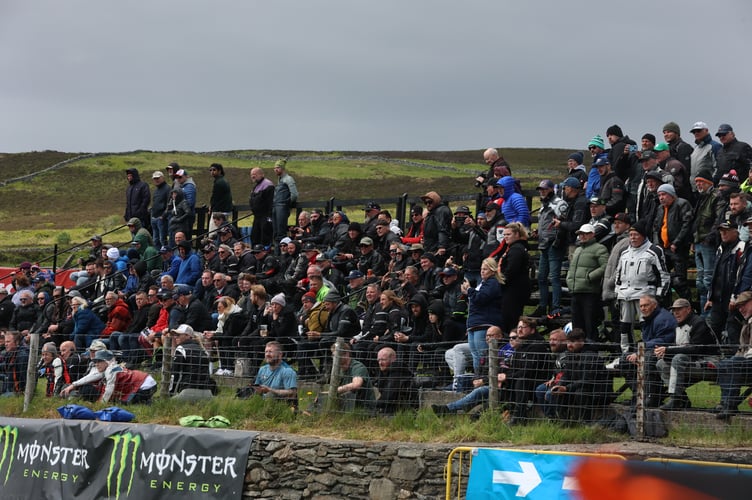 TT fans at the Creg-ny-Baa