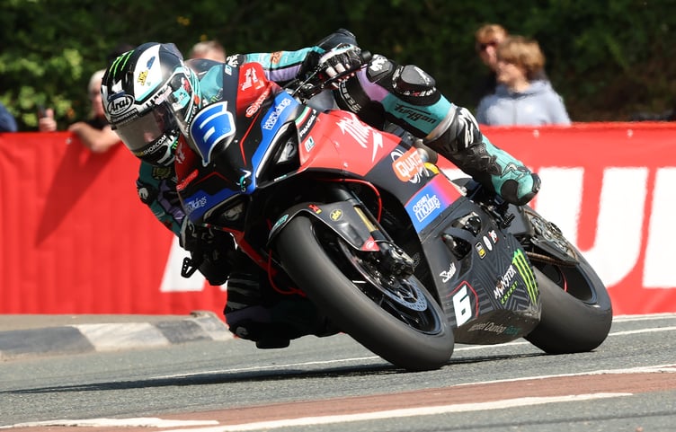 Michael Dunlop produced a scorching last lap to rack up his 30th TT victory in Monday's Supersport race, overhauling long-time leader Dean Harrison to further increase his record tally of wins (Photo: Callum Staley/CJS Photography)