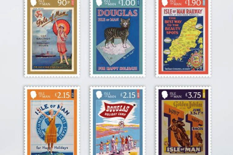 The new set of six collaborative stamps