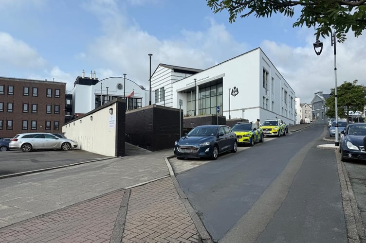 Heightened police presence at Douglas Courthouse as boy makes first appearance charged with the murder of Christopher McBurnie
