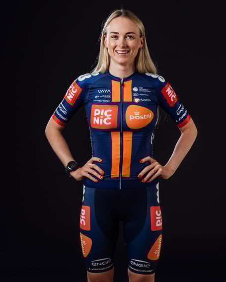 World Tour professional cyclist Becky Storrie (Photo: Team Picnic PostNL)