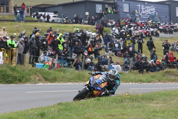 Michael Dunlop on his way to victory number 32