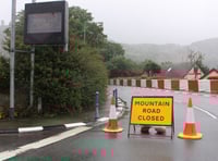 Section of Mountain Road closed following early morning crash