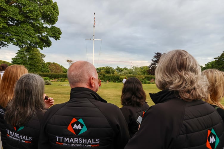 Marshals had a challenging year this TT, therefore it was good to see them recognised at Government House