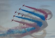 Watch highlights of Red Arrows' stunning display during Isle of Man TT 2025