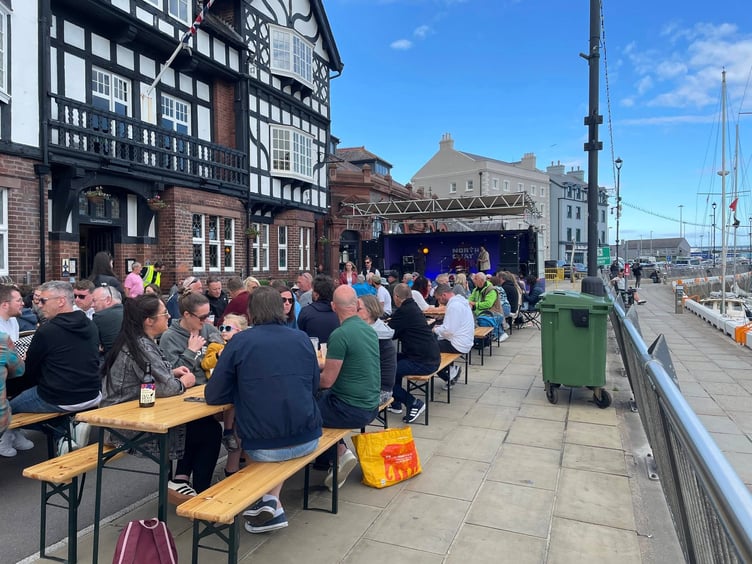 Eoin Molyneux was one of the first performers on the stage during practice week