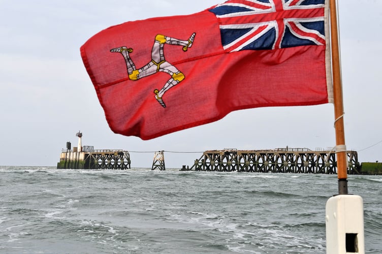 The little ships cross from Ramsgate to Dunkirk to mark the 85th anniversary of Operation Dynamo - Lady of Mann lifeboat No.8 passes the East Mole at Dunkirk