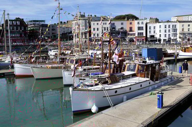 The âlittle ships gather in Ramsgate, ahead of a commemorative crossing to Dunkirk to mark the 85th anniversary of Operation Dynamo - 