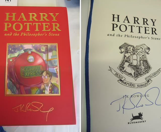 Rare Harry Potter books set to go under the hammer at island auction