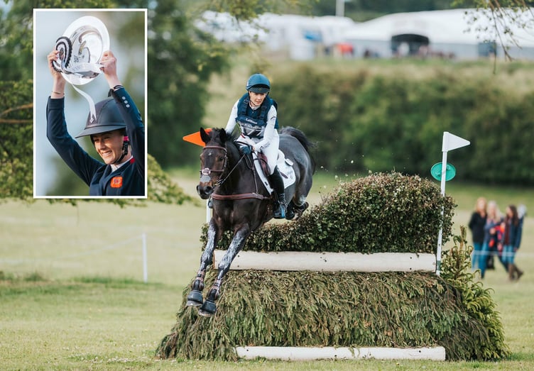 Yasmin Ingham and Gypsie Du Loir on their way to victory in the CCI4*-S class at the Defender Bramham Horse Trials on Sunday (Photos: Tilly Berendt Media)