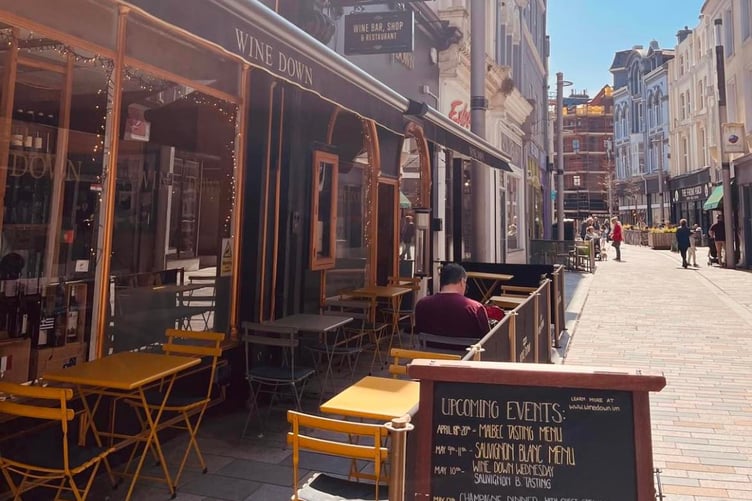 Wine Down in Duke Street has been put up for sale by its owners