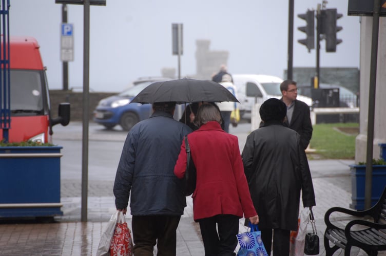 Heavy rain is expected later today (Thursday)