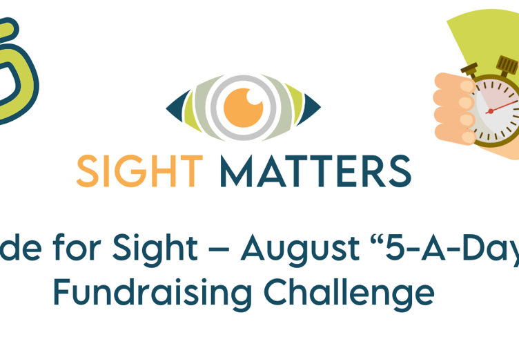 The Stride for Sight Challenge takes place in August