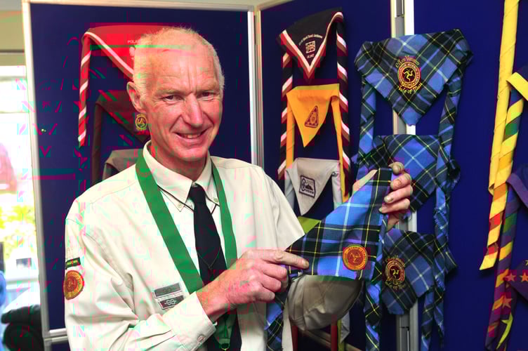 Bernard Moore has been recognised for more than four decades of voluntary service to the Scouting movement on the Isle of Man