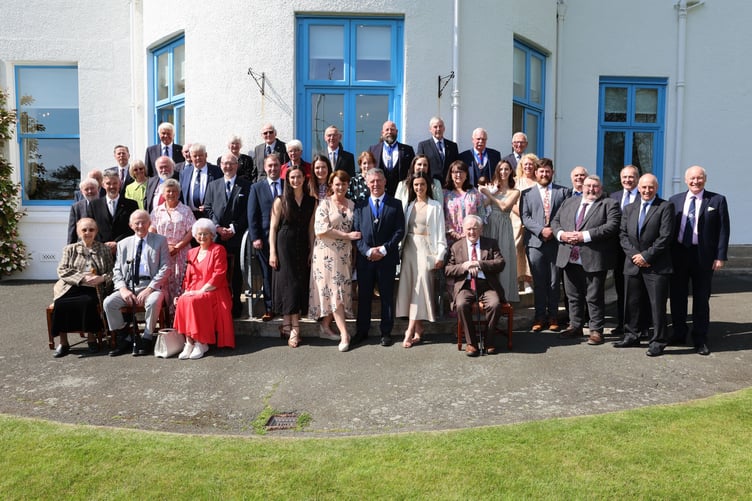 All of the attendees at the swearing in ceremony