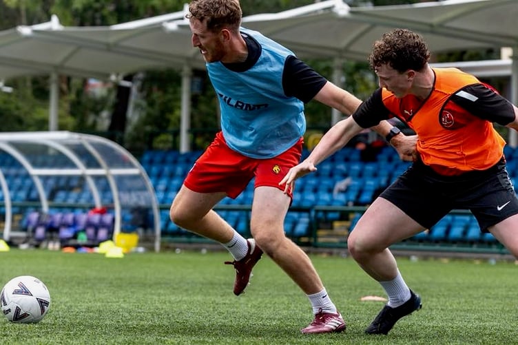 FC Isle of Man's pre-season training is now underway ahead of the new campaign beginning next month (Photo: Hannah McHugh)