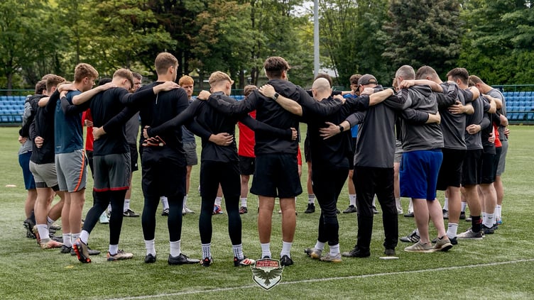 FC Isle of Man kicked off its pre-season preparations at the weekend with the first training session at the Bowl (Photo: Hannah McHugh)