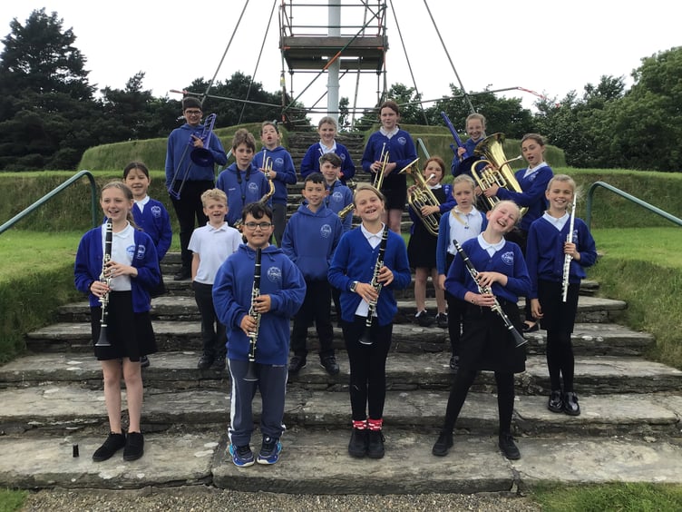 Jurby School participating in Make Music Day last year