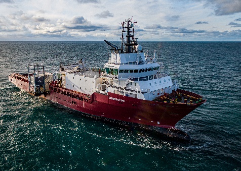 Connector, the specialist vessel that will be used by GEO to carry out the geotechnical survey