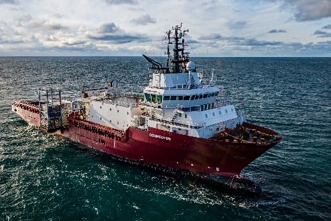 Connector, the specialist vessel that will be used by GEO to carry out the geotechnical survey