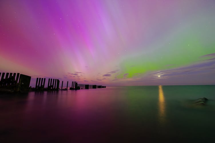 Stunning view of the Isle of Man's night sky