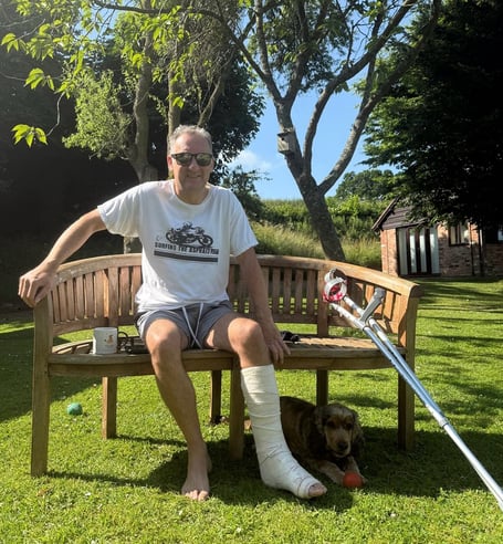 Michael Rutter recovering at home