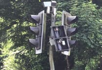 Damage caused to road crossing in Laxey