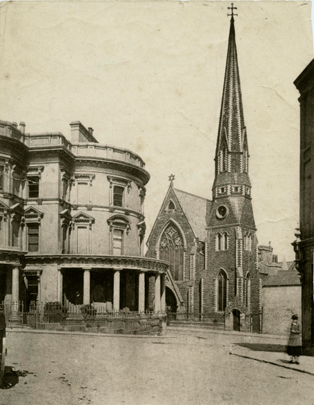 St Andrew's Church when it was located on Finch Road (Photo: Manx National Heritage)