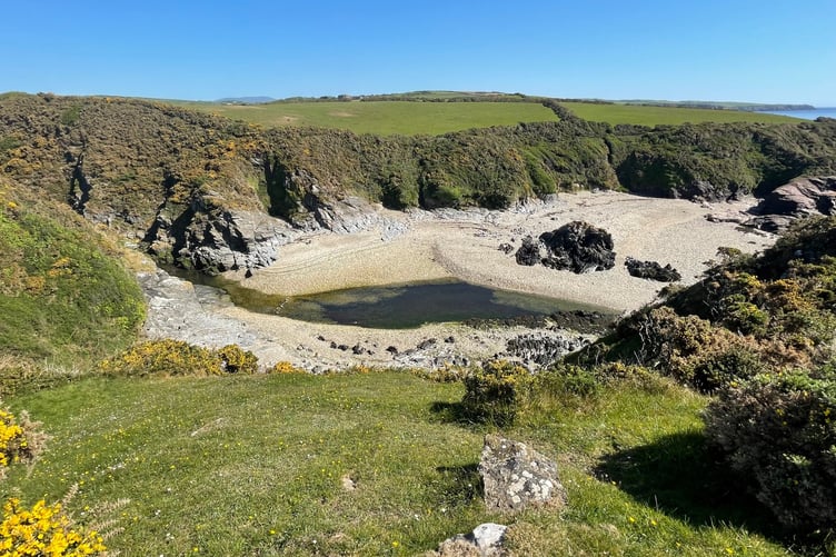 A view of Santon Gorge from Cass ny Hawin