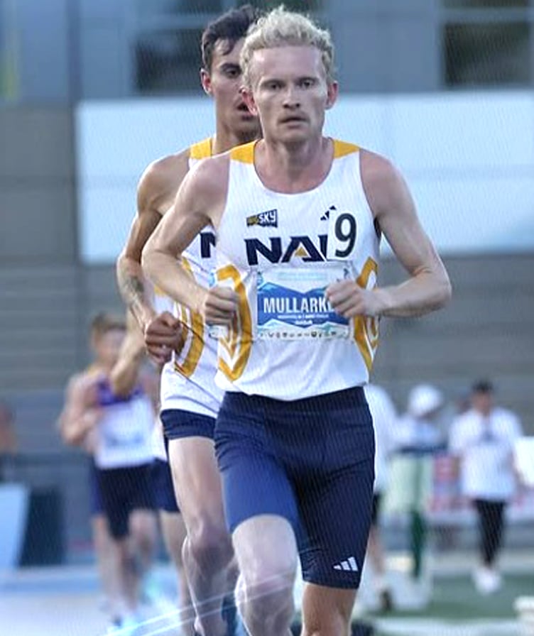 David Mullarkey in action for Northern Arizona University in the NCAA Championships recently