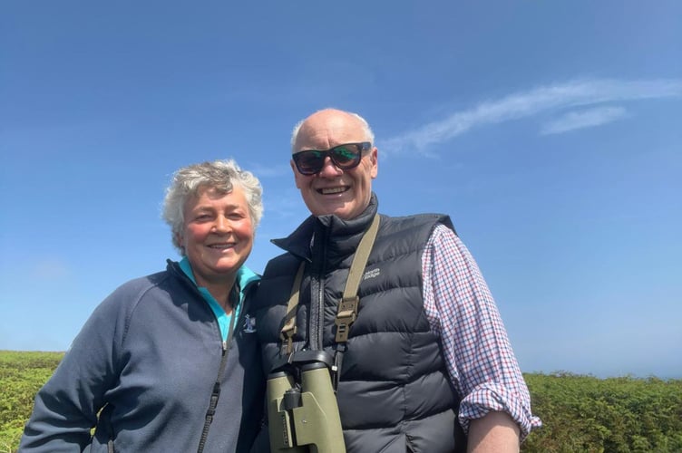 The Lieutenant Governor and Lady Lorimer enjoyed an overnight visit to the Calf of Man last week