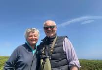 Pictures from the Lieutenant Governor and Lady Lorimer's trip to the Calf of Man